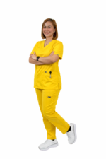 Wonder Scrubs Unisex V- Neck Top & Trousers - Image 4