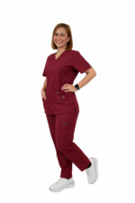 Wonder Scrubs Unisex V- Neck Top & Trousers - Image 2