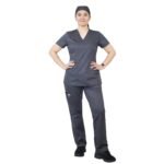 Y-Neck Alexis Flex Wear FW201/351 Stretchable Scrubs Set - Image 6